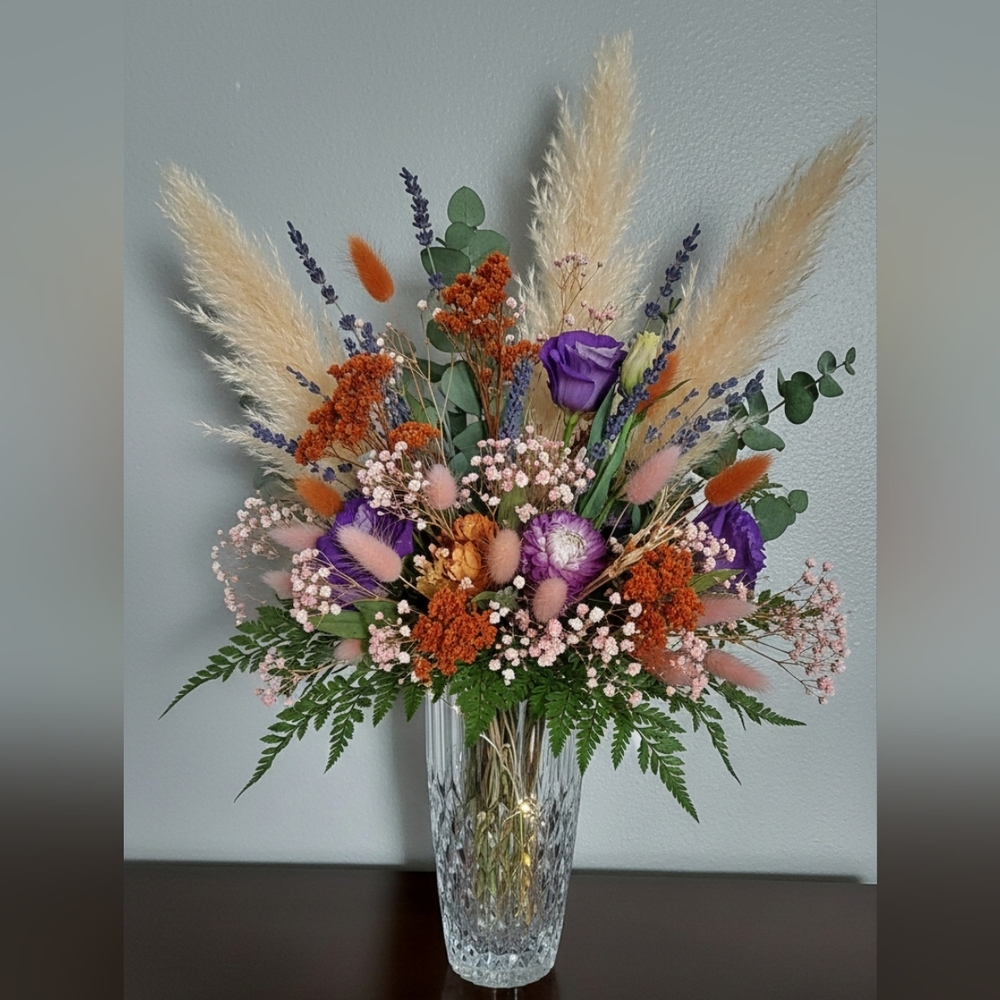 Bohemia Elegant Crystal 10 " Vase with Diamond Cutsds‎